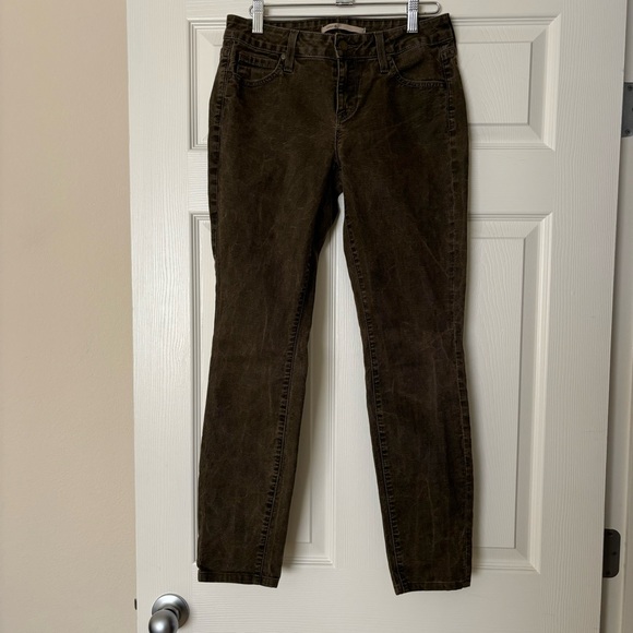 Vince Denim - Vince Crop Skinny Ankle Jean Olive Green Size 27